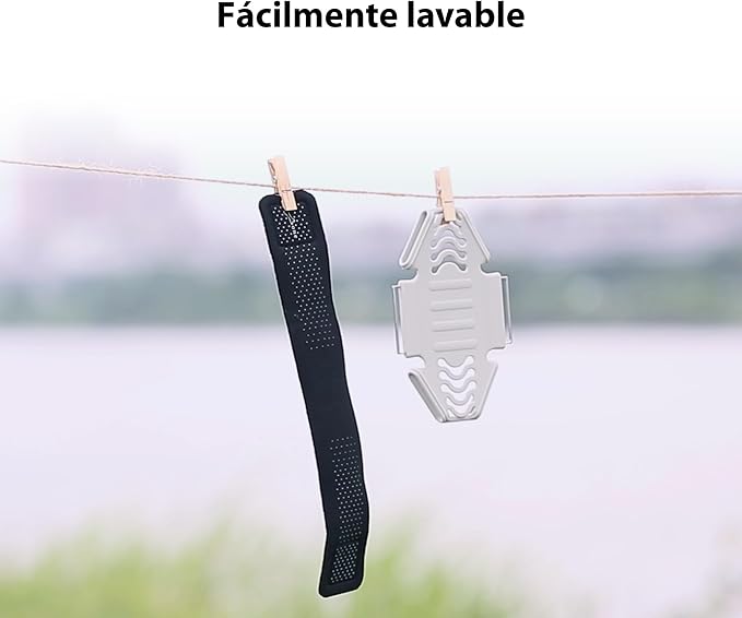 BONE Run Tie, Running Armband Phone Holder, Skin-Friendly & Washable Silicone Sport Armband, Universal Workout Phone Carrier Compatible with 4"-6.7" Smartphones (Luminous - Size L/Arm Size 9.8-15.7")