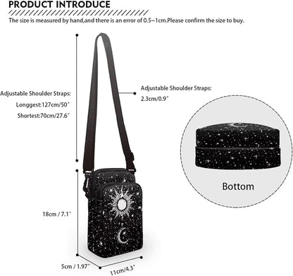 DISNIMO Small Crossbody Bags for Women Trendy Cross Body Cell Phone Shoulder Bags Purses with Adjustable Strap