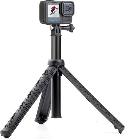 GEPULY Underwater Tripod Stand Aluminum Selfie Stick Pole - Waterproof Hand Grip for GoPro Here 13 12 11 Insta360 AKASO DJI OSMO Action 6&Smartphones Extended Monopod Accessories