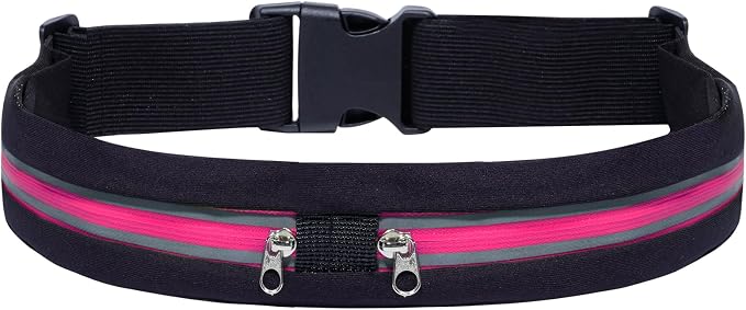 Fanny Pack for Men Women Slim Running Belt, Running Phone Holder Runners Pouch Waist Pack for Workout, Money Belt, Running Gear Accessories -Fits ALL Phones
