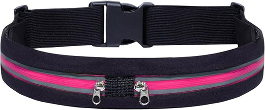 Fanny Pack for Men Women Slim Running Belt, Running Phone Holder Runners Pouch Waist Pack for Workout, Money Belt, Running Gear Accessories -Fits ALL Phones