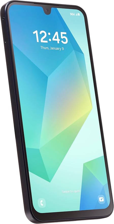Tracfone Samsung Galaxy A16 5G, 128GB, 50MP Triple Camera, Android Smartphone, 6.5" FHD+ Super AMOLED 90Hz Display, Long-Lasting Battery - Locked to Tracfone - Awesome Black