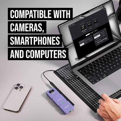 RØDE Wireless GO (Gen 3) – Compact Wireless Mic – Pristine Audio, 32-bit Float Recording, Automatic Level Control, for Phones, Cameras and Computers (Lilac)