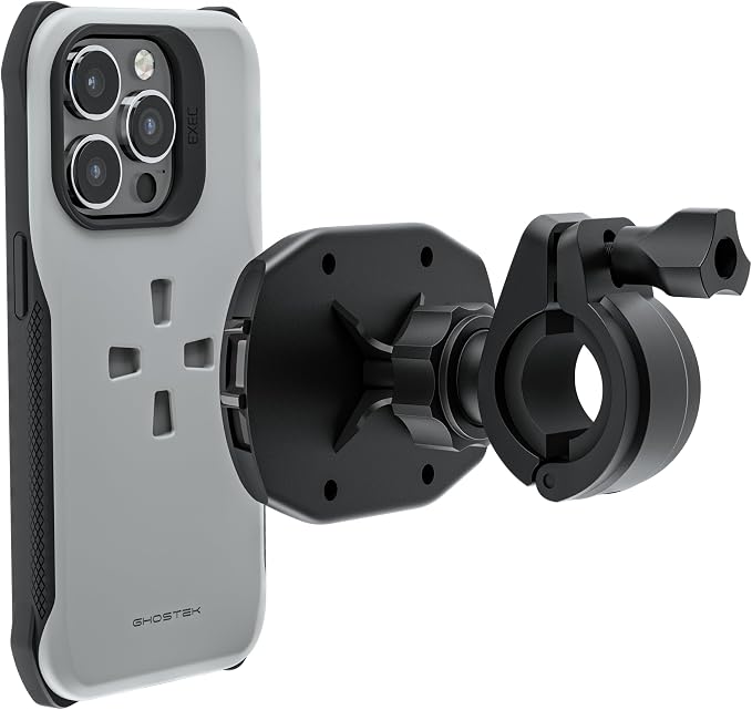 Ghostek EXEC6 Bike Mount Attachment - Bicycle Accessory Attachment (Black)