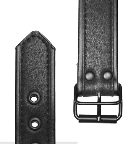 Armband Leather Harness for Man Adjustable Armband Harness Belt 2 PCS (Classic Black)