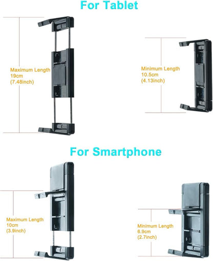 Car Headrest Mount Holder for Tablets and Phones with 5-10.5Inch Screens -Compatible with iPhone iPad Air Mini, Galaxy, Switch 2