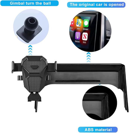 Car Phone Holder for Toyota Corolla/Corolla Cross Accessories 2019 2020 2021 2022 2023 2024 2025 2026 Dash Mount Cell Phone Holder for Most Smartphones Hands-Free(8inch Screen Only)