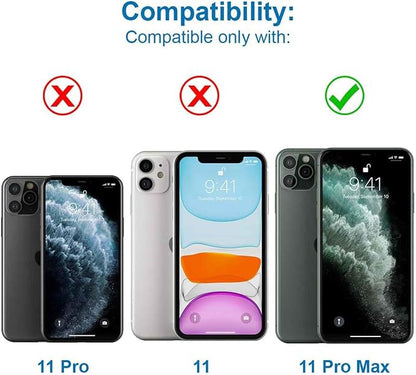 Earpiece Speaker Compatible with iPhone 11 Pro Max 2019 - Earspeaker/Ear Piece Replacement - Incl. Proximity Sensor Black