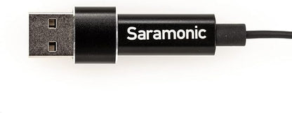 Saramonic LavMicro-U USB C Lavalier Microphone for iPhone 15, iPad, Android, Omnidirectional Condenser Lapel Mic for Vlogging, Interviews, YouTube, TikTok