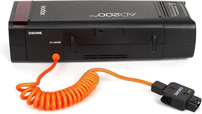 ZGCINE DT-AD200 Dummy Battery for Godox AD200/AD200 Pro/AD300 Pro/AD200 PRO II - Length:23.5inch