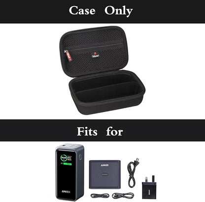 Mchoi Hard Case Fits for Anker Prime Power Bank, 27,650mAh 3-Port 250W& for Prime USB C Charging Station, Hard Storage Travel Case for Anker Prime Charging Base, Portable Chargers, Cable, Adapter