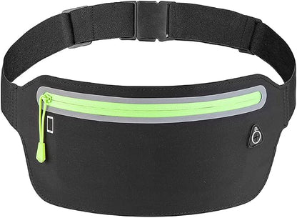 Running Belt,Slim Running Fanny Pack Waterproof Runner Workout Exercise Phone Waist Pack Belt Pouch Bags for Women Men iphone Gym