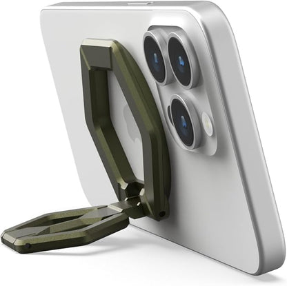 URBAN ARMOR GEAR UAG Magnetic Phone Ring Stand Compatible with MagSafe Magnet, Removable Metal Finger Ring Grip & 360 Rotation Adjustable Kickstand for iPhone 17, Galaxy S26, Olive Drab