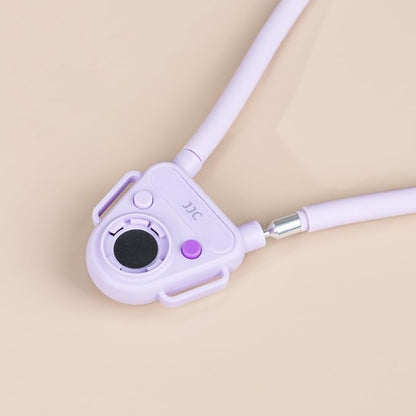 JJC Neck Mount for Gopro 13/12/11, DJI OSMO Action 5 Pro/4，Insta360 X5/X4/Ace Pro & More Action Cameras, POV Neck Holder with Quick Release for Content Creating Video Filming Women-Purple