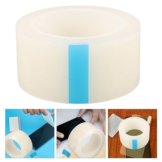 ARTIBETTER Dust Removal Tape for Phone Screen Cleaning 1 Roll Thickened 0.07Mm Adhesive Dust Remover for Digital Devices 4.33X4.33 Inches