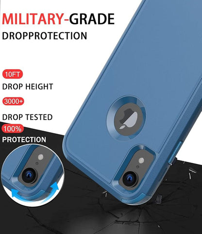 Diverbox for iPhone Xr Case [Shockproof] [Dropproof] [Dust-Proof],Heavy Duty Protection Phone Case Cover for Apple iPhone XR