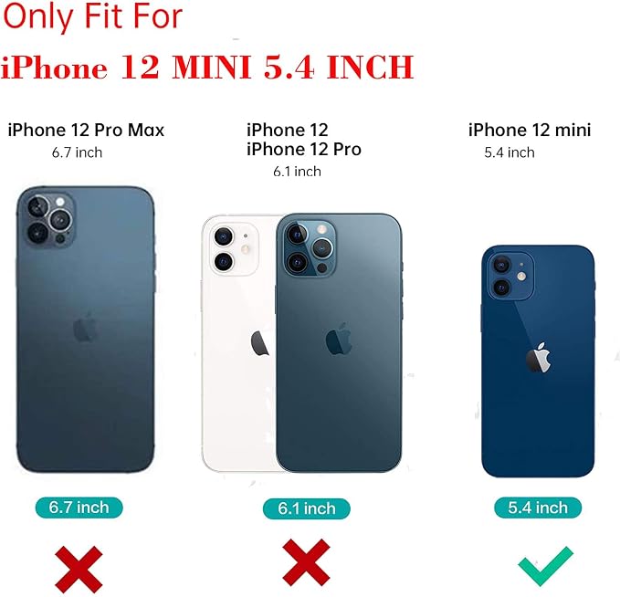 Ultra Slim Liquid Silicon Gel Case Compatible for iPhone 12 mini 5.4 inch 2020 with Card Holder Sleeves Slot Anti-Scratch Shockproof Wallet Cover with Screen Protector (Lavender Grey)