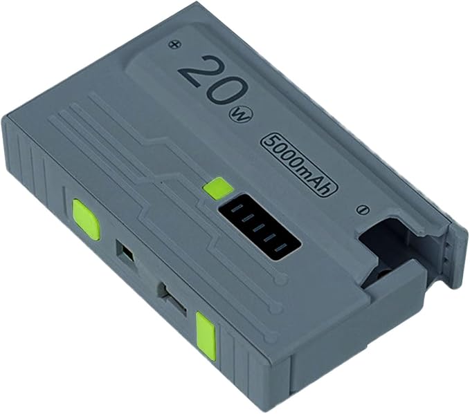 12700 Battery Charging Adapters Case Detachable NonWelding Design Portable Powerbanks Housing Shell Multiple Protections Type C Replaceable Battery Powerbank Case