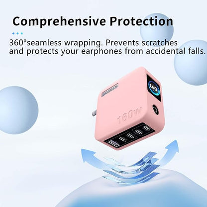 NOUKAJU Silicone Protective Case for UGREEN 160W Charger, Drop-Proof, Scratch-Proof, Shock-Proof