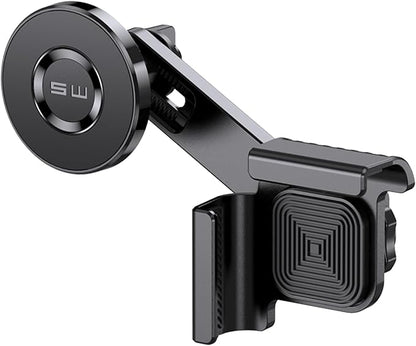Tesla Phone Mount, MagSafe Strongest Magnet Power Magnetic Car Phone Holder Mount for Tesla 3/Y Accessories Fits for All iPhone & Android Phones - with Magnetic Ring