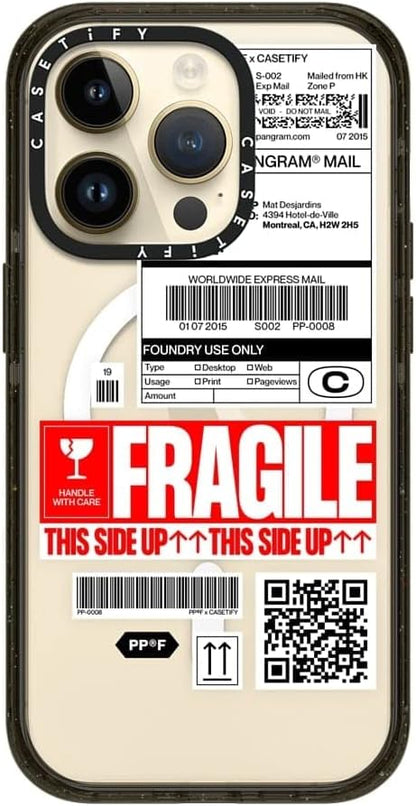 CASETiFY Impact iPhone 14 Pro Case [4X Military Grade Drop Tested / 8.2ft Drop Protection/Compatible with Magsafe] - PP-0008 - Glossy Black