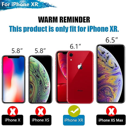 [New 2026 Battery Case for iPhone XR, 6000mAh Rechargeable Extended Battery Charging Charger Case, Add 1.55x Extra Juice (6.1 Inches) Black