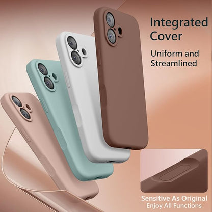 FireNova Magnetic for iPhone 17 Case, Compatible with MagSafe, [Integrated Silicone Camera Control Button] [Camera Protection] Anti-Scratch Microfiber Lining Phone Case, 6.3", Light Brown