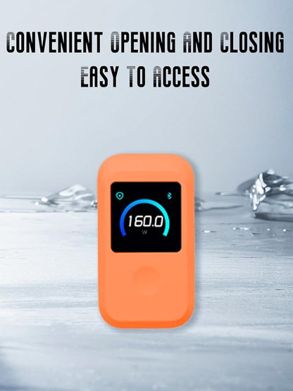 Case for Anker Prime 160W 3-Port Compact USB-C GaN Charger (Model: A2687), FJIASTB Kids-Friendly Soft Silicone Protective Cover, Shockproof, Waterproof (Orange)