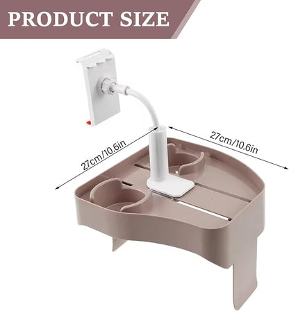 Hot Tub Side Table Adjustable Hot Tub Table with Phone & Cup Holder Non Slip Bathtub Tray for Outdoor Inflatable Pools Spas, Tables for Outside