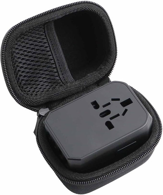 Hard Protective Travel Case Replacement, Compatible with Ceptics/TESSAN/EPICKA/NEWVANGA/VYLEE/International Power Adapter (Small)