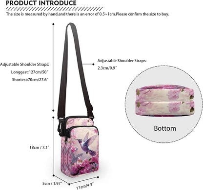 DISNIMO Small Crossbody Bags for Women Trendy Cross Body Cell Phone Shoulder Bags Purses with Adjustable Strap