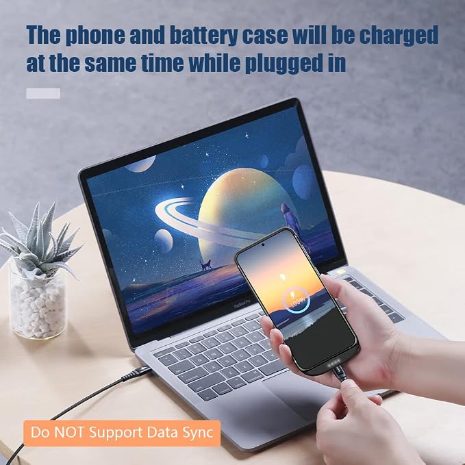 [Upgraded Battery Case for Samsung Galaxy S23, 5000mAh Rechargeable Extended Battery Charging Charger Case, Add 100% Extra Juice (6.1 Inches) Black