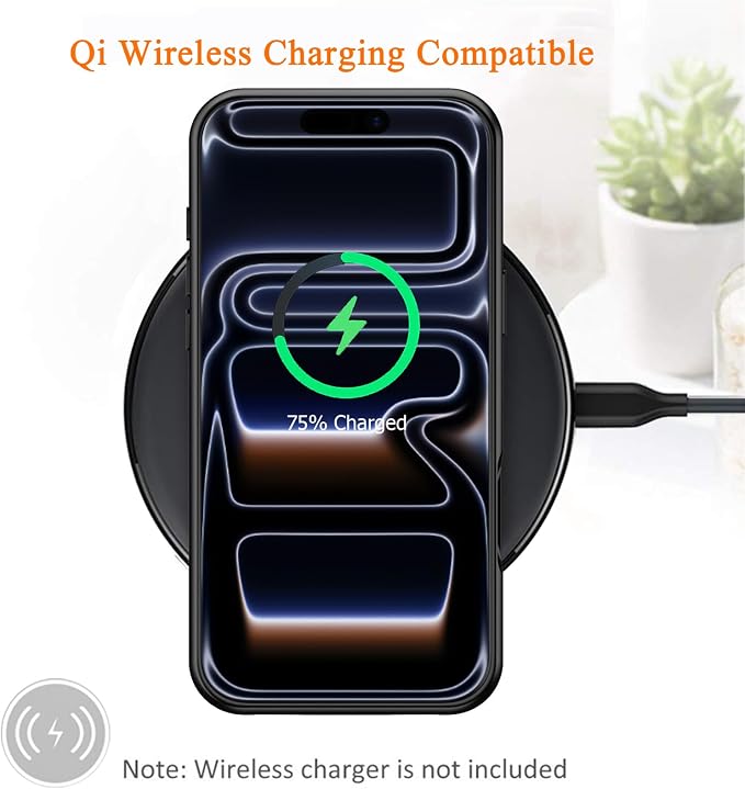 Battery Case for iPhone 17 Pro,10000mAh Rechargeable Portable Charging Case with Wireless Charging Compatible for iPhone 17 Pro (6.3 inch) 2025 with Carplay Extended Battery Pack Charger Cover (Black)