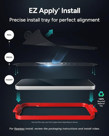 ZAGG InvisibleShield Glass Elite Google Pixel 8 Screen Protector - 5X Stronger with Reinforced Edges, Scratch & Smudge-Resistant Surface, Easy to Install