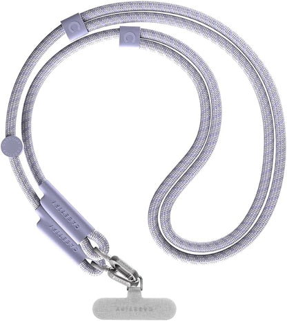 CASETiFY 8mm Rope Cross Body Strap with Card - Soft Blue