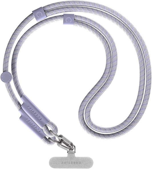 CASETiFY 8mm Rope Cross Body Strap with Card - Soft Blue