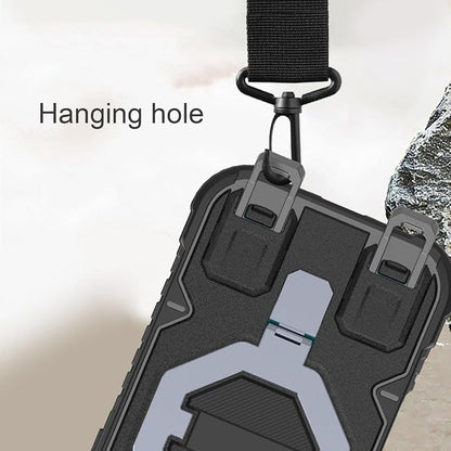 Magnetic Case for iPhone 17/17 Pro/17 Air/17 Pro Max, Heavy Duty Military Case with Ring Holder Anti-Fall Protection Outdoor Cover,17pro max,Blue