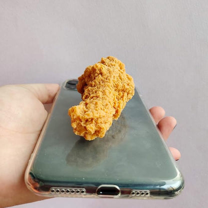 Cute Funny 3D Phone Case Cover for iPhone 13 Series,Super Vivid 3D Fried Chicken Leg Shape Soft TPU Protective Case Cover for iPhone 13/13 Pro/13 Pro Max/13 Mini (for iPhone 13 Mini-5.4’)