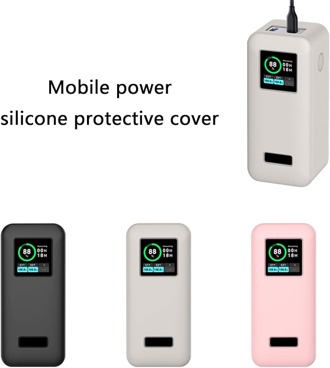 Durability Silicone Covers for 200W 20000mAh M6Z5 Portable Guard Impacts and Easy Sleeve