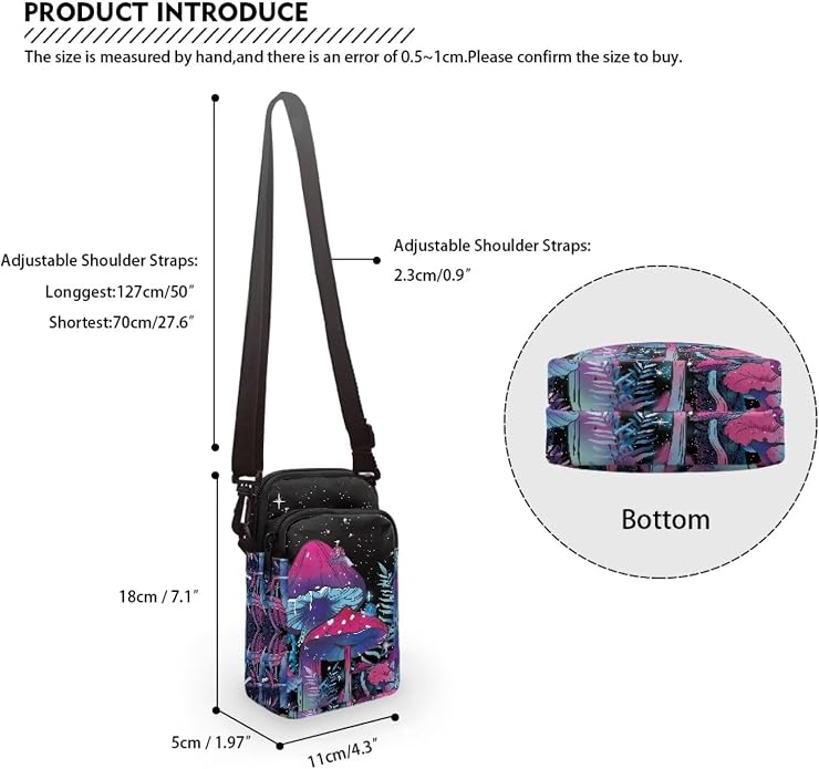 DISNIMO Small Crossbody Bags for Women Trendy Cross Body Cell Phone Shoulder Bags Purses with Adjustable Strap