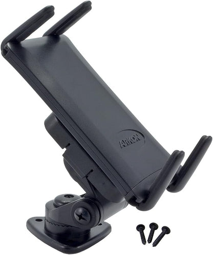 ARKON Mounts Adhesive Phone and Tablet Car and Truck Mount | Universal Phone Holder | Adhesive or Drill Mount | Compatible with iPhone, Galaxy, Note, Pixel, and more