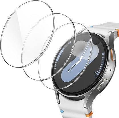 JETech Screen Protector for Samsung Galaxy Watch 7/6 44mm, 3-Pack | Tempered Glass Protection, HD Clear, Anti-Scratch Design