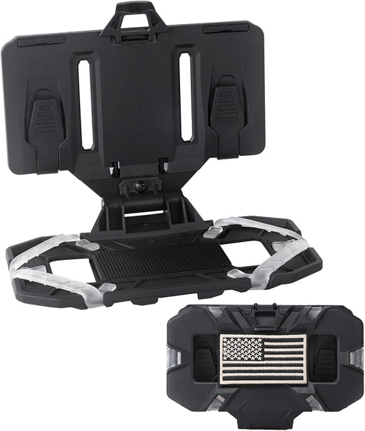 Molle Phone Holder Universal Tactical Phone Holder for Tactical Plate Carrier Molle Vest Attachments Compatible with Screen Size 4.7"-6.7" Phones (Black)