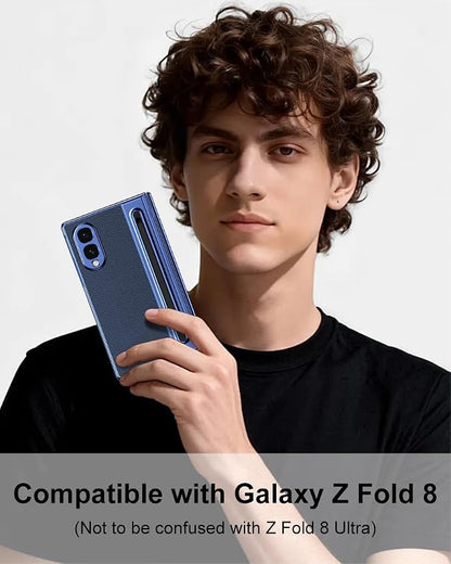 Galaxy Z Fold 8 Wide Case with S Pen Holder & Stylus, Full Body Hinge Case | Galaxy Z Fold 8 & Fold 8 Wide Case with HD Screen Protector, Shockproof Protection Cover, Phone Case mit Hinge & S Pen Stylus