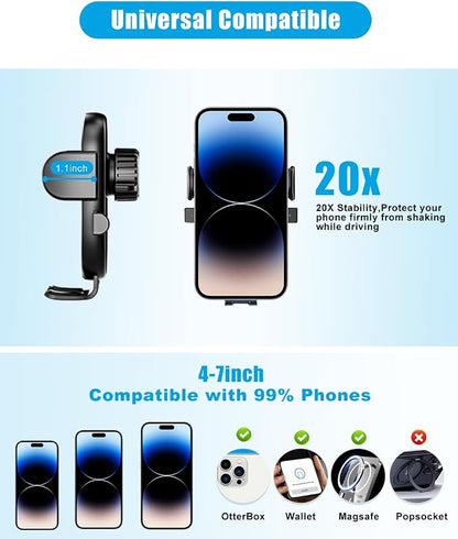 Car Phone Holder for Toyota RAV4 Accessories 2019 2020 2021 2022 2023 2024 2025 Cell Phone Mount for RAV4 LE/SE/XLE/XLE Premium/Adventure(with 7/8-inch Screen only)