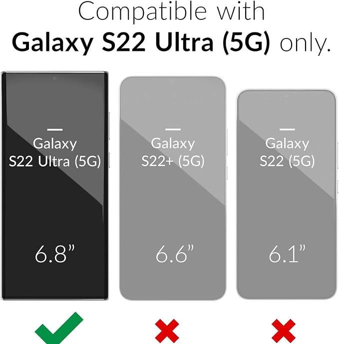 Battery Case for Galaxy S22/S23 Ultra, Upgraded 12000mAh Battery Pack Rechargeable Charger Case with Wireless Charging Compatible for Galaxy S22/S23 Ultra (6.8 inch) External Charging Cover (Black)
