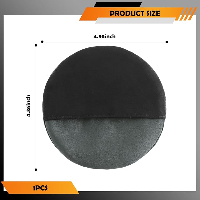 4.36"×4.36" Round Car Screen Cleaner,Double Sided Microfiber Screen Cleaning Pad for Car Display,Dashboard LCD Display,Universal Cell Phones,Touch Screen Cleaner for Car Accessories (Round)