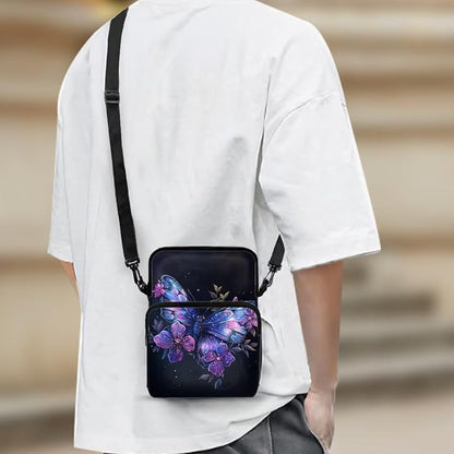 Men's Crossbody Bag, Small Cell Phone Wallet, Women's Shoulder Handbag, Travel Gym Bag