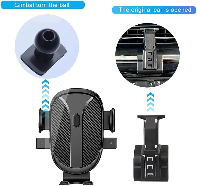 Car Phone Holder for Chevy/Chevrolet Trax 2024 2025 2026 Accessories(LS,1RS LT,2RS,ACTIV) Dash Mount Cell Phone Holder for Most Smartphones Custom Auto Interior Accessories One-Hand Operation