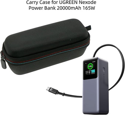 EVA Carry Case for UGREENs Nexode Power Bank 20000mAh 165W, Drop-Proof & Wear-Resistant with Hand Rope Hard Case